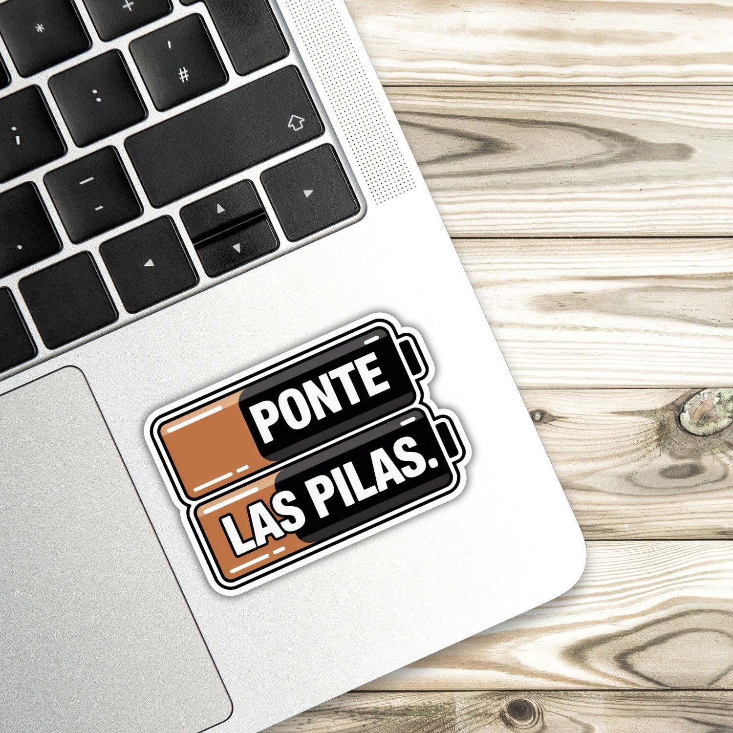 4pcs Ponte Las Pilas Stickers – Spanish Motivational Vinyl Car & Laptop Decals