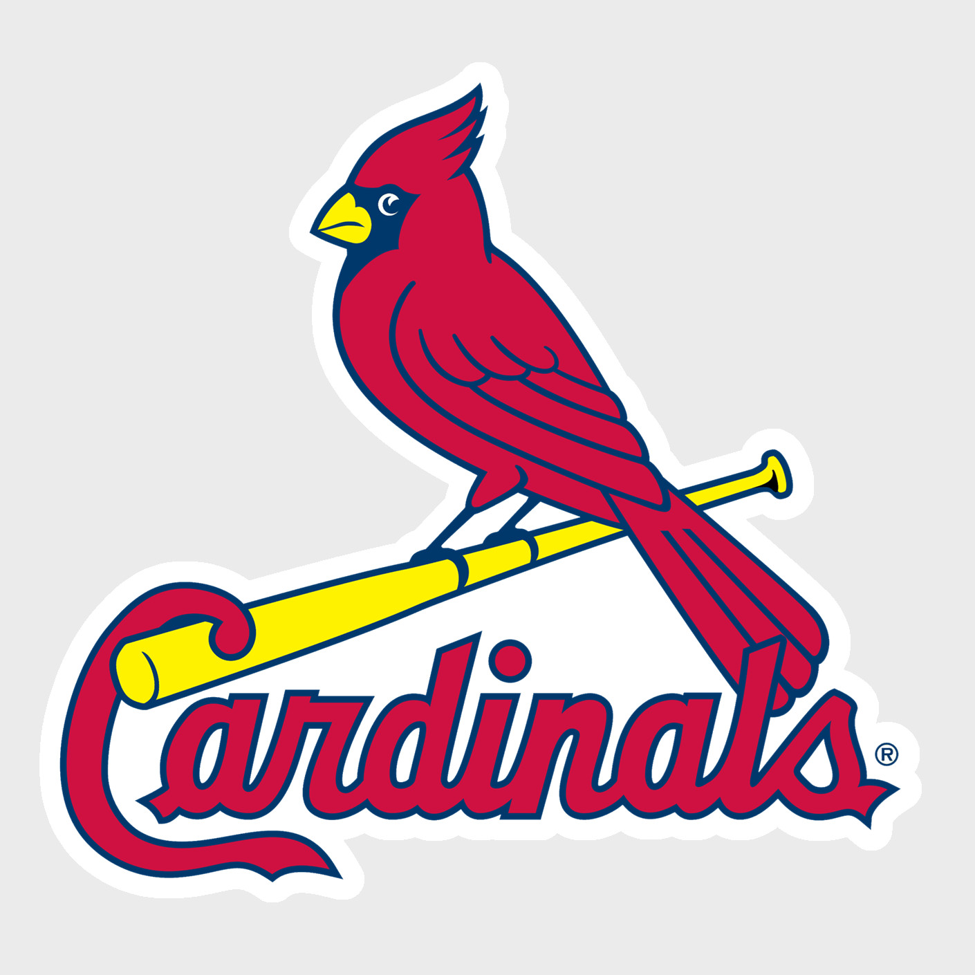 St. Louis Red Navy Baseball Weather Resistant Vinyl Sticker/Decal 14