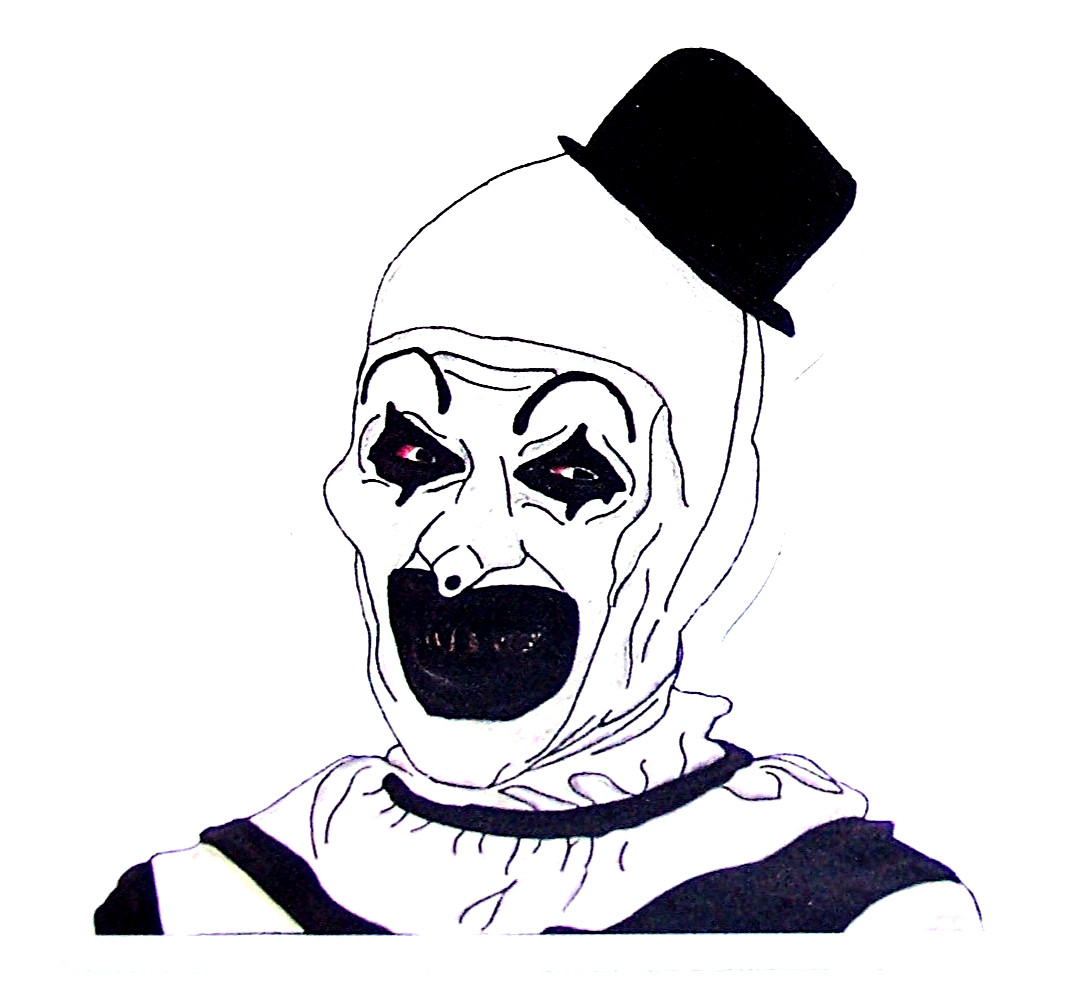 Terrifier Cut Sticker Decal Movie Horror Film “Art the Clown”