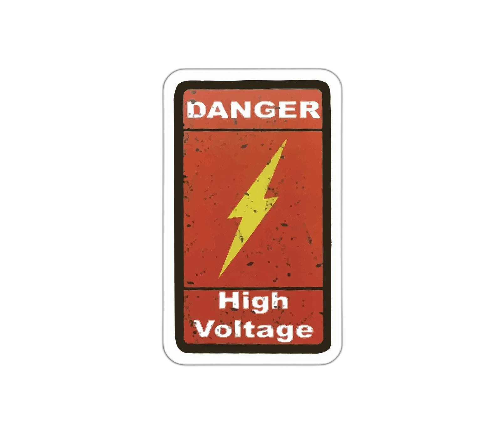 Danger Sticker High Voltage
