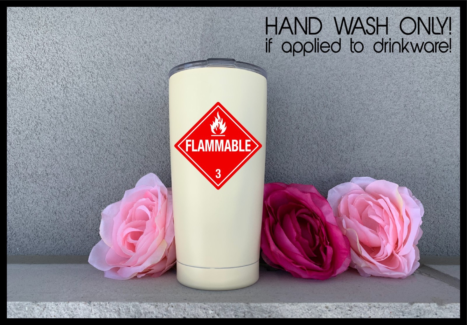 Flammable Decal Sticker Warning Red Diamond Work Shop Explosives Caution Danger