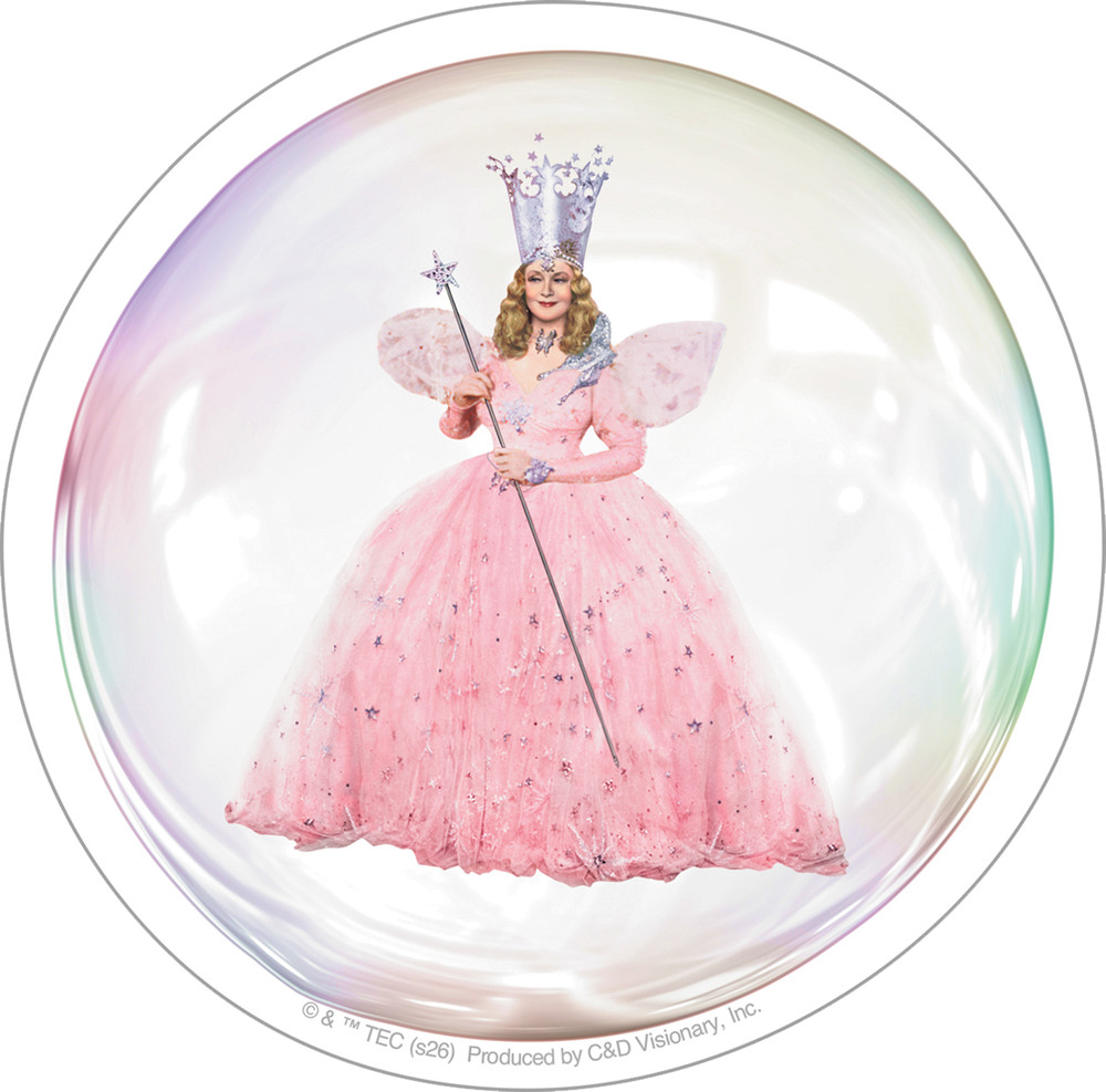 Sticker – Wizard Of Oz Glinda Good Witch Pink Bubble Children’s Movie 4.25″