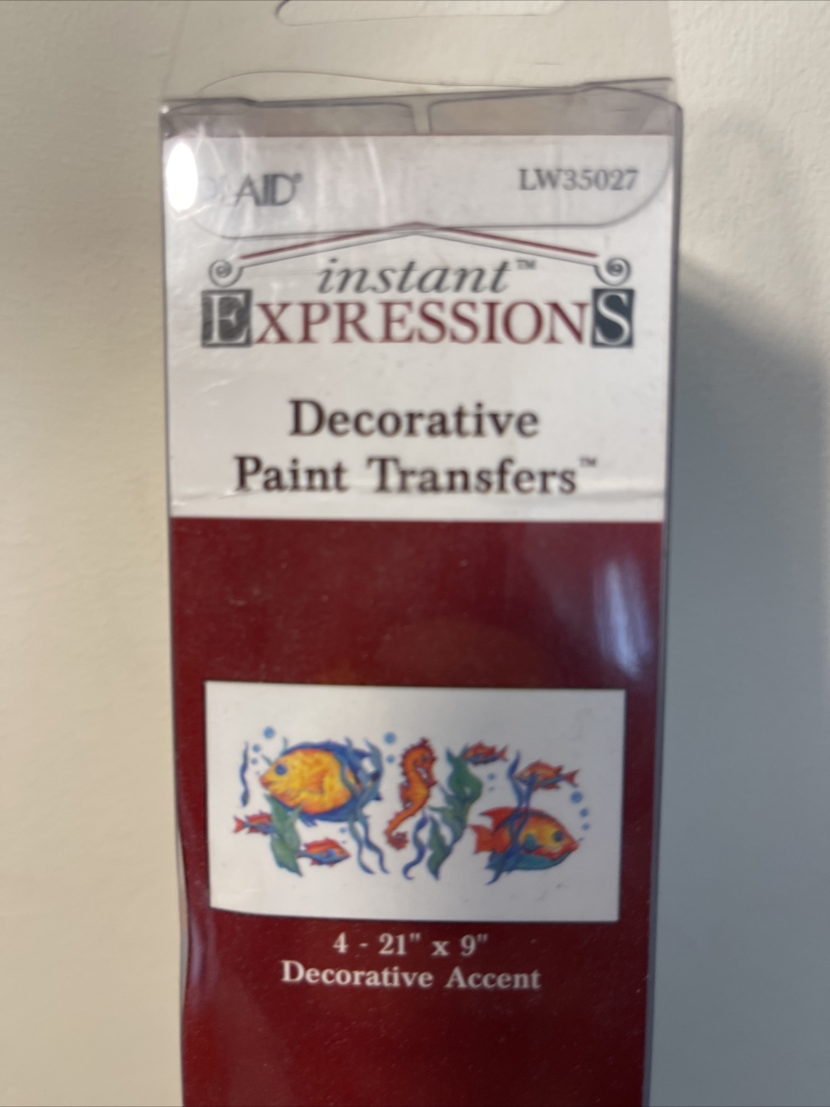 Instant Expressions Decorative Paint Transfer Bath Atlantic Bliss Accent 4 21×9