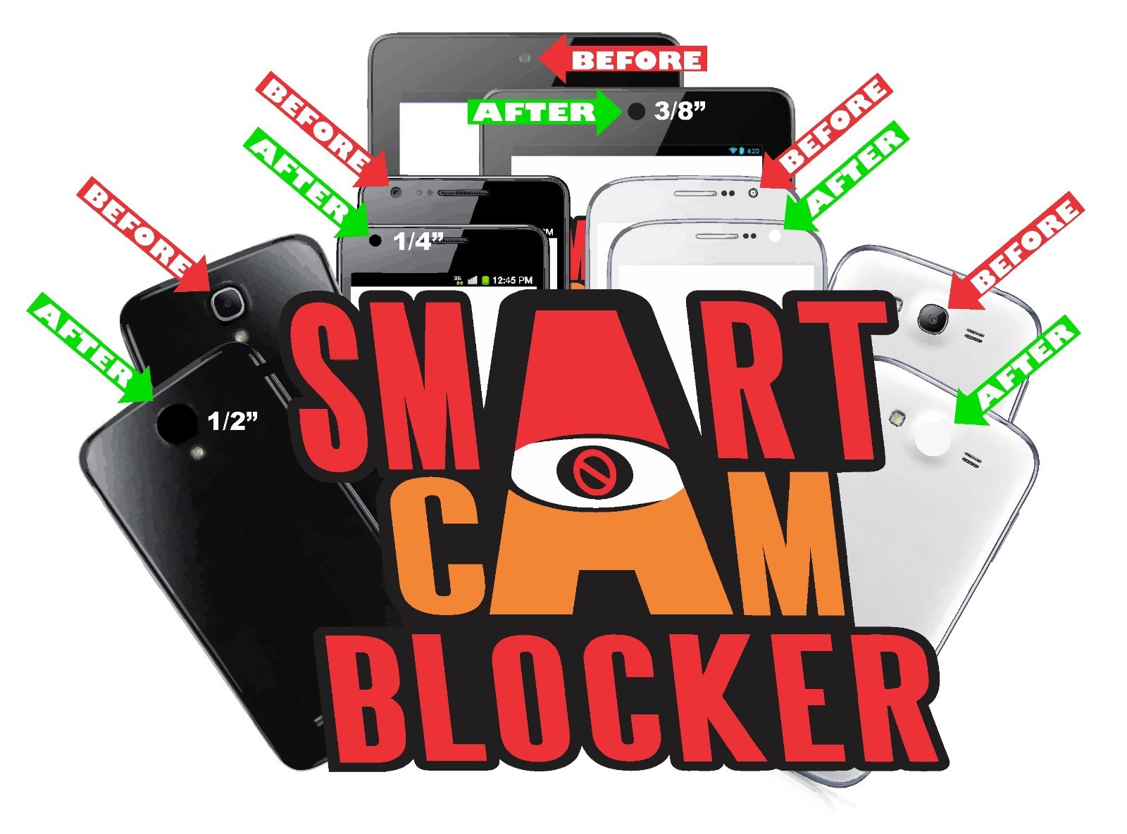 CAM BLOCKER SMARTPHONE LAPTOP WEBCAM TABLET TESLA INTERIOR CAMERA PRIVACY COVERS