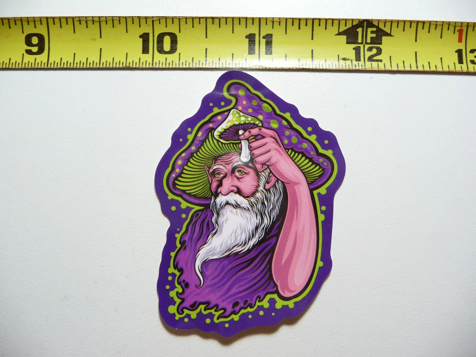 MAGIC MYSTICAL MUSHROOM MAN SMALL STICKER DECAL PLAYFUL DECORATION FUN