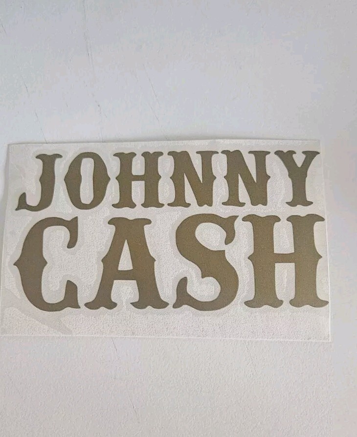 Johnny Cash Music Man in Black Vinyl Die Cut Car Decal Sticker Free Shipping