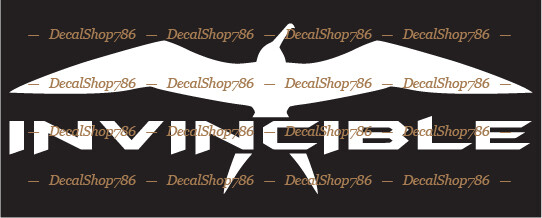 Invincible Boats – Outdoor Sports – Vinyl Die-Cut Peel N’ Stick Decals/Stickers
