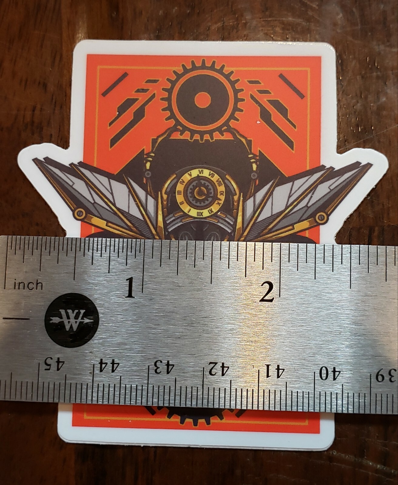 STEAMPUNK MECHANICAL BEETLE Sticker UV Resistant Vinyl 3″