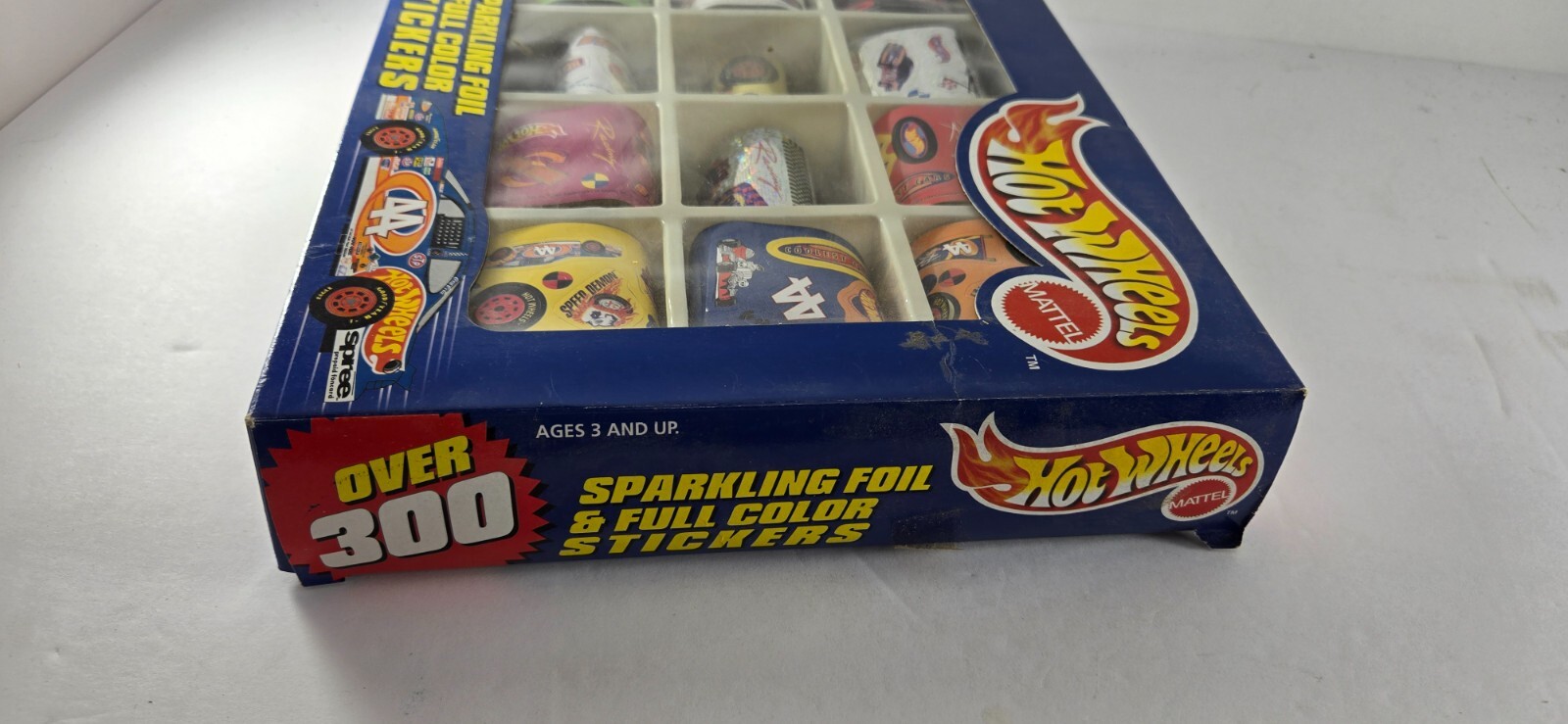 1998 Hot Wheels 300 Sparkling Foil & Full Color Stickers new