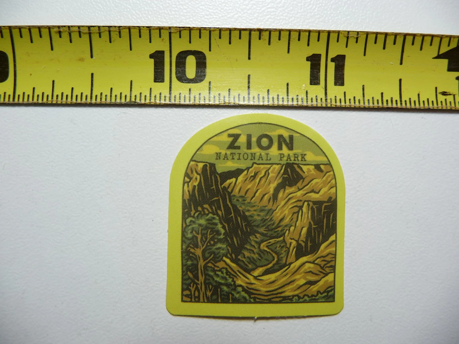 TINY ZION UTAH SMALL STICKER DECAL NATIONAL PARK COLLECTIBLE FUNNY