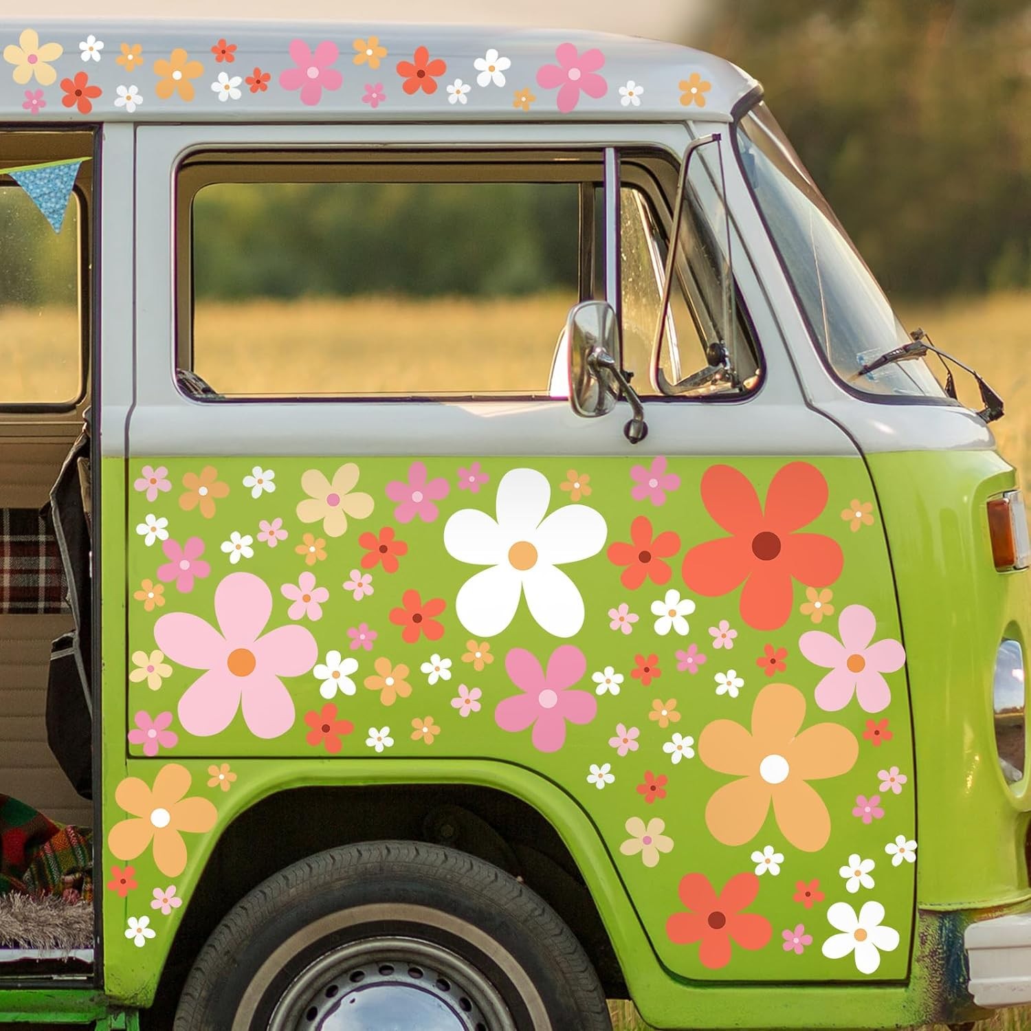 12 Sheets Daisy Stickers 147 Pcs Daisy Flower Car Decals Vinyl Self Adhesive Ret