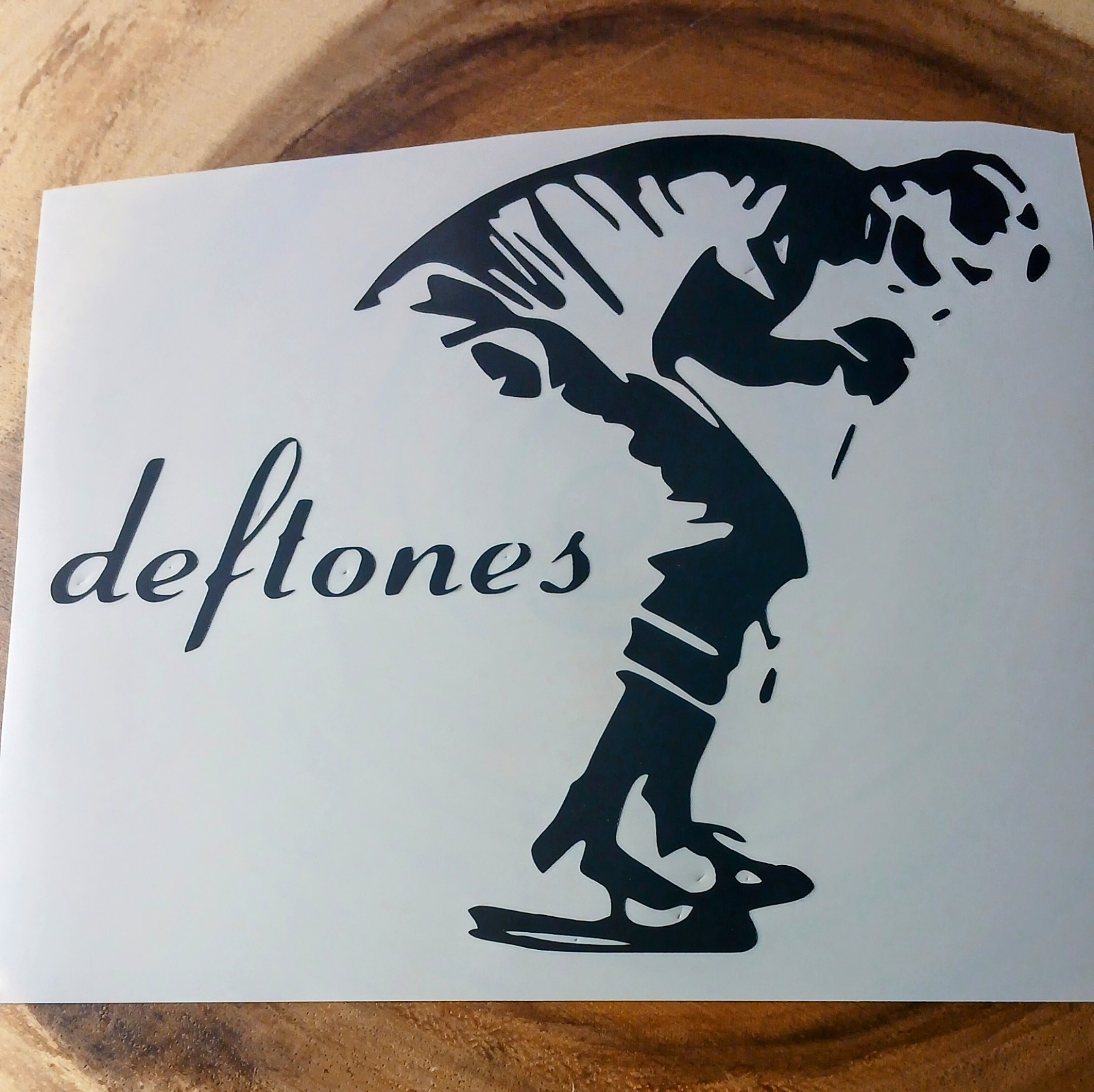 Nu Metal Band Vinyl Decal Deftones Inspired 5″ Fan Sticker Car Window Laptop