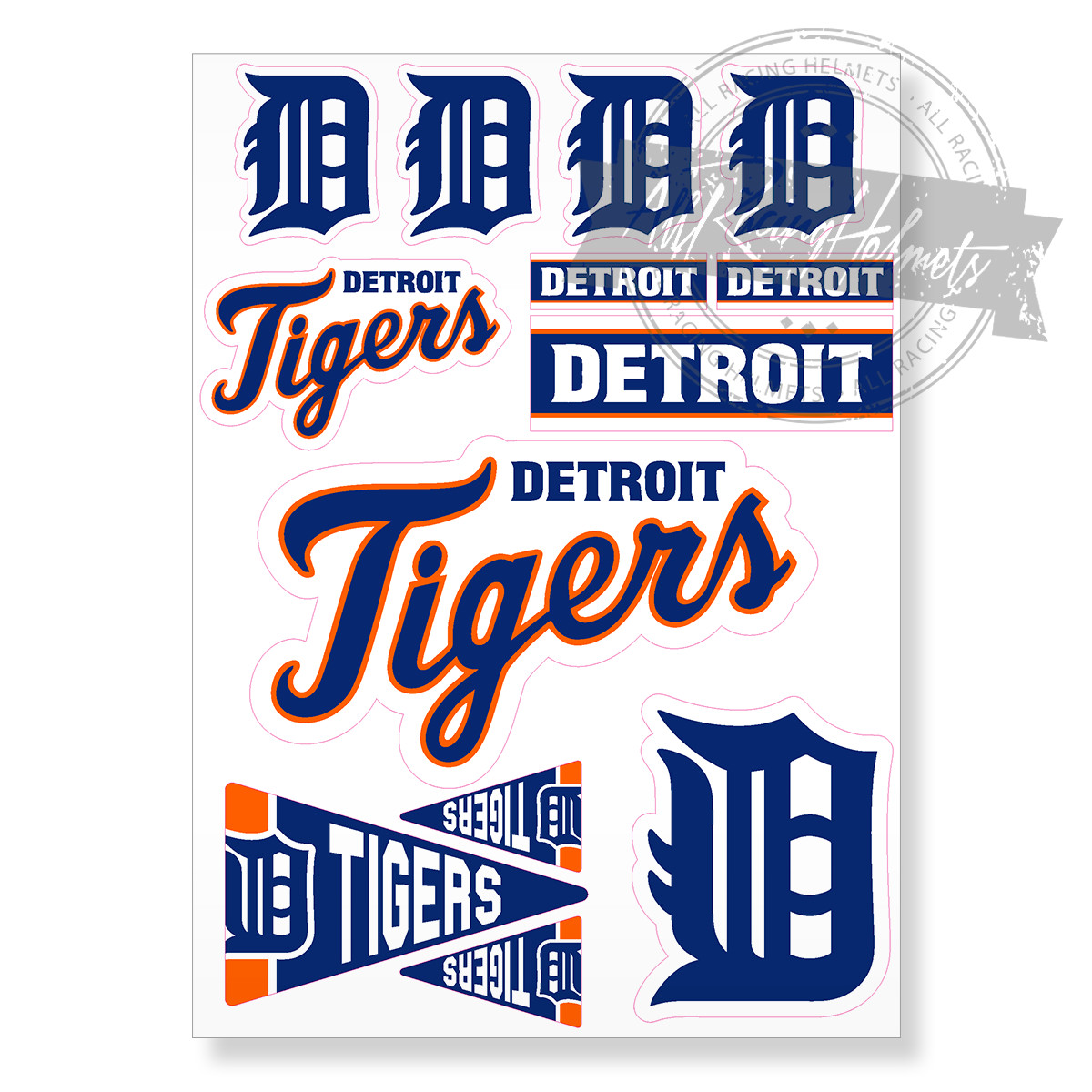 Detroit Tigers MLB Baseball A4 Printed Vinyl Decal Sticker High Quality Kit New