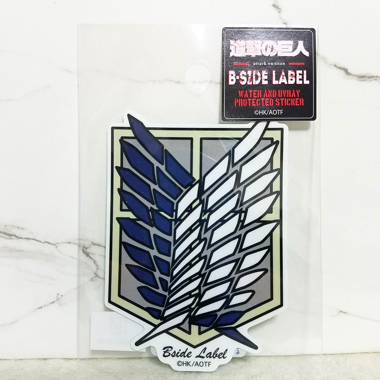 Attack On Titan Scout Logo Sticker Waterproof UV protection Decal From Japan