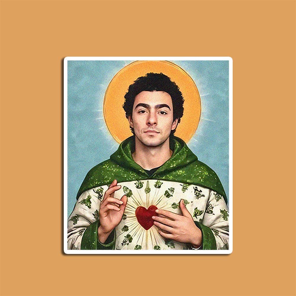 Luigi Mangione Saint Of FAFO Vinyl Decal Retro Humor Sticker