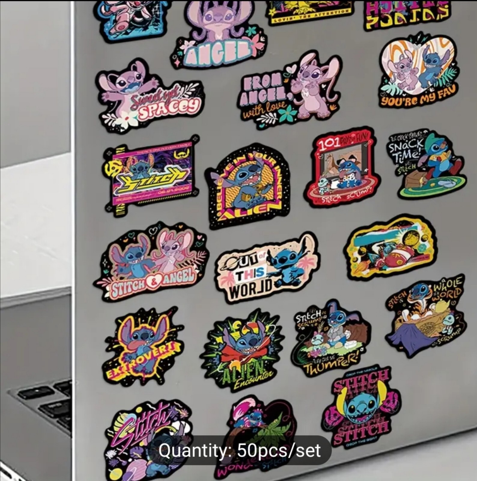 20 PCS Disney Lilo And Stitch Angel Scrump Mix 2 Stickers BRAND NEW