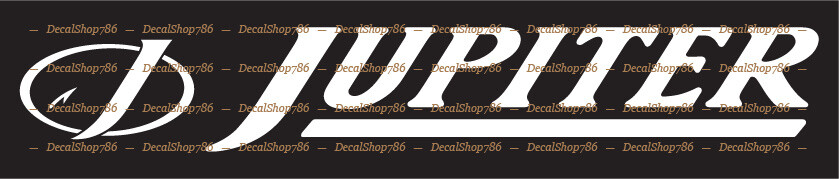 Jupiter Boats – Outdoor Sports – Vinyl Die-Cut Peel N’ Stick Decals/Stickers