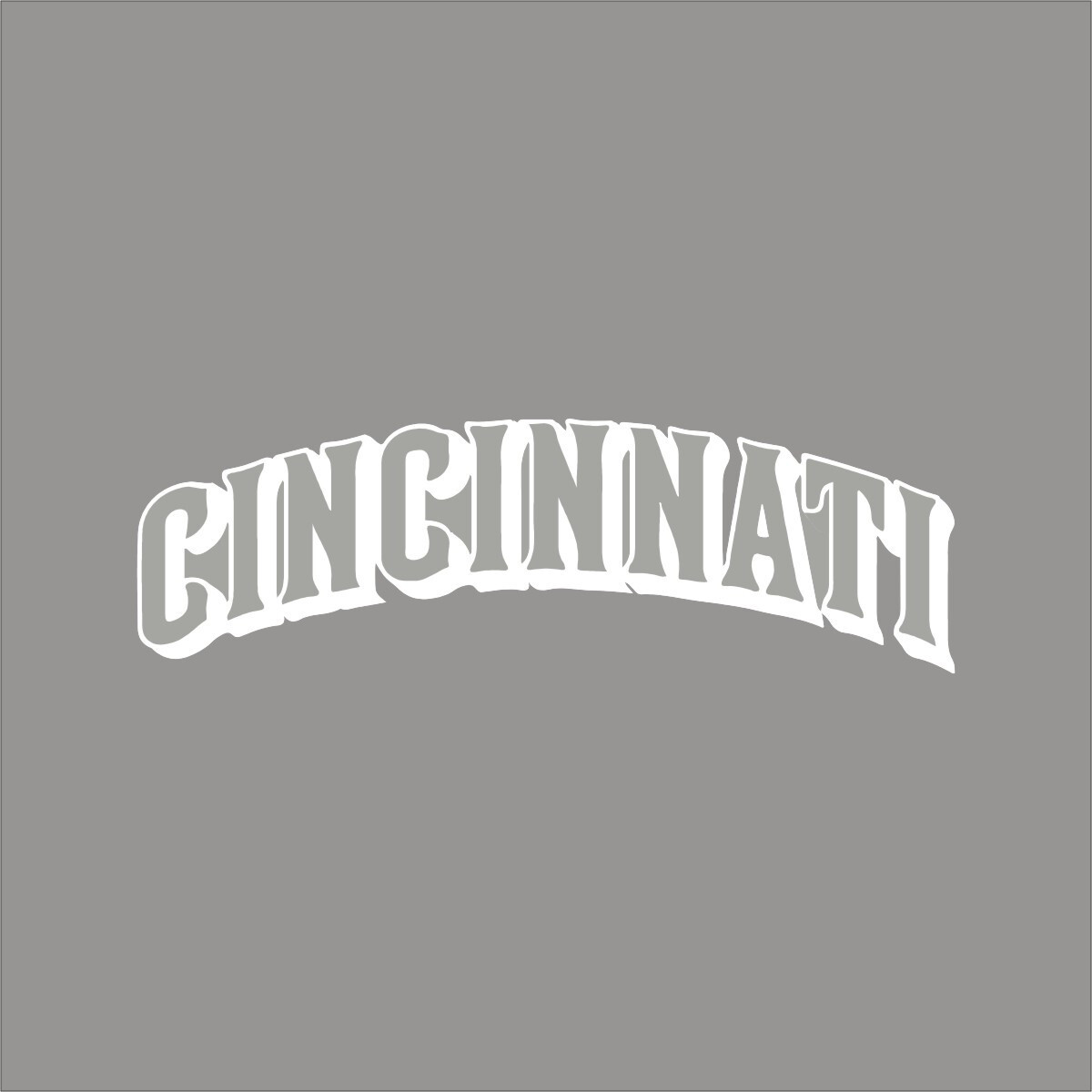 Cincinnati Reds #6 MLB Team Logo 1 Color Vinyl Decal Sticker Car Window Wall