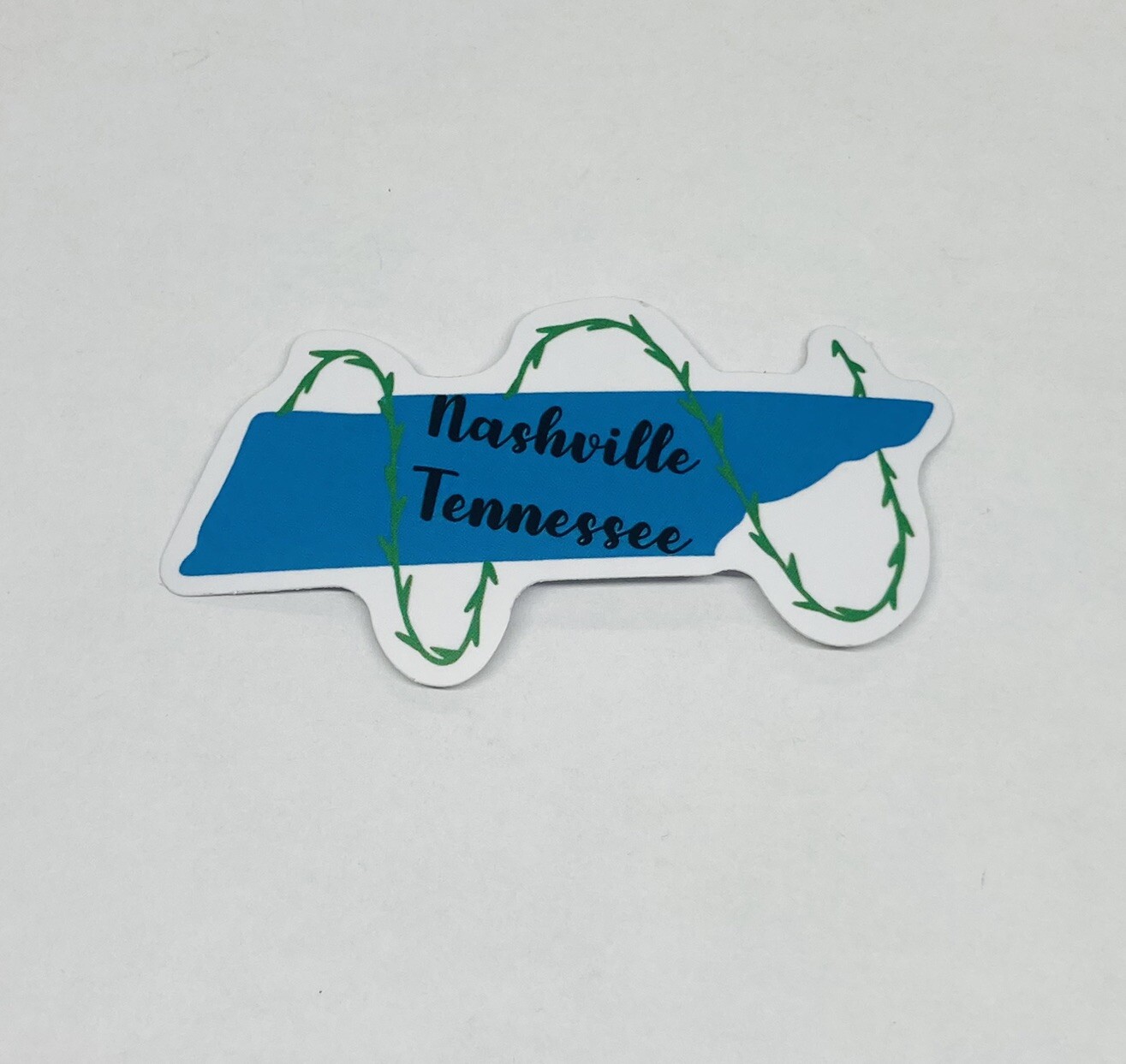 Nashville Tennessee Sticker State Map Travel Art Decal Vinyl Souvenir Tc6