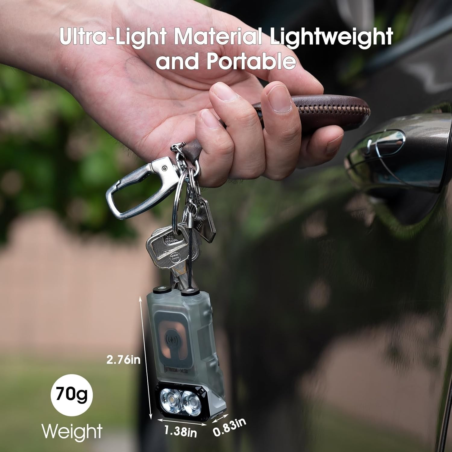 X3 Mini Flashlight with Rechargeable Charging Box 180 Degree … Fast Ship