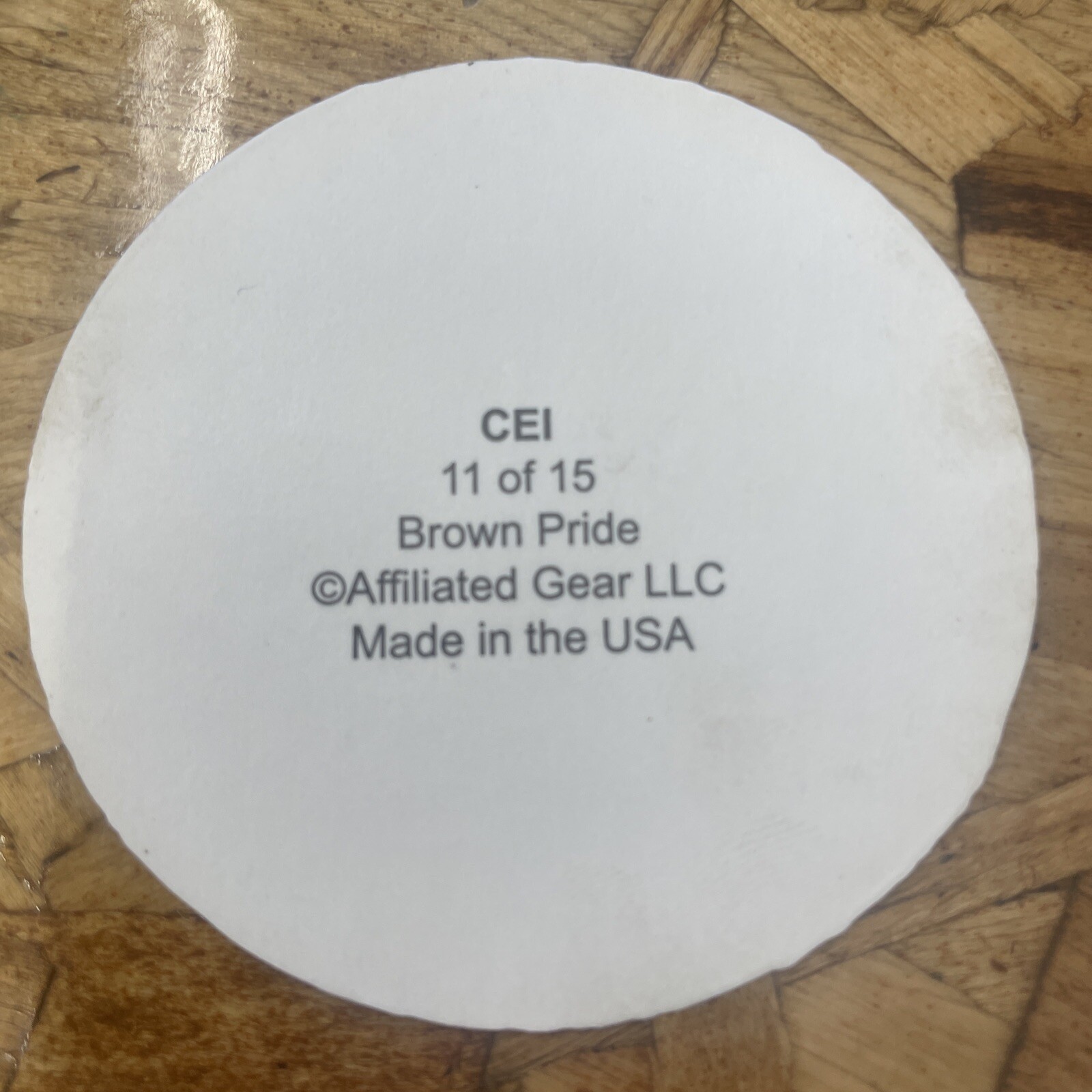Brown Pride Sticker Almost Vintage 2005 # 11 in the set