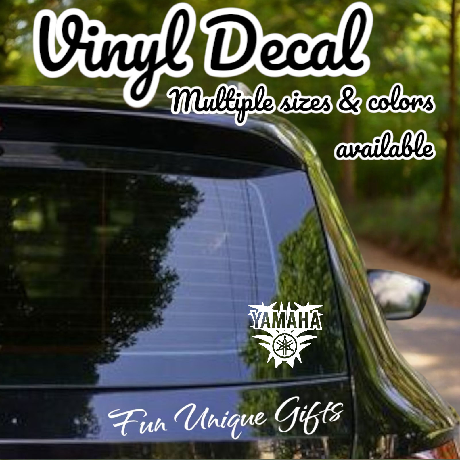 Yamaha Vinyl Decal Sticker -Multiple Colors & Sizes- SHIPS FREE!