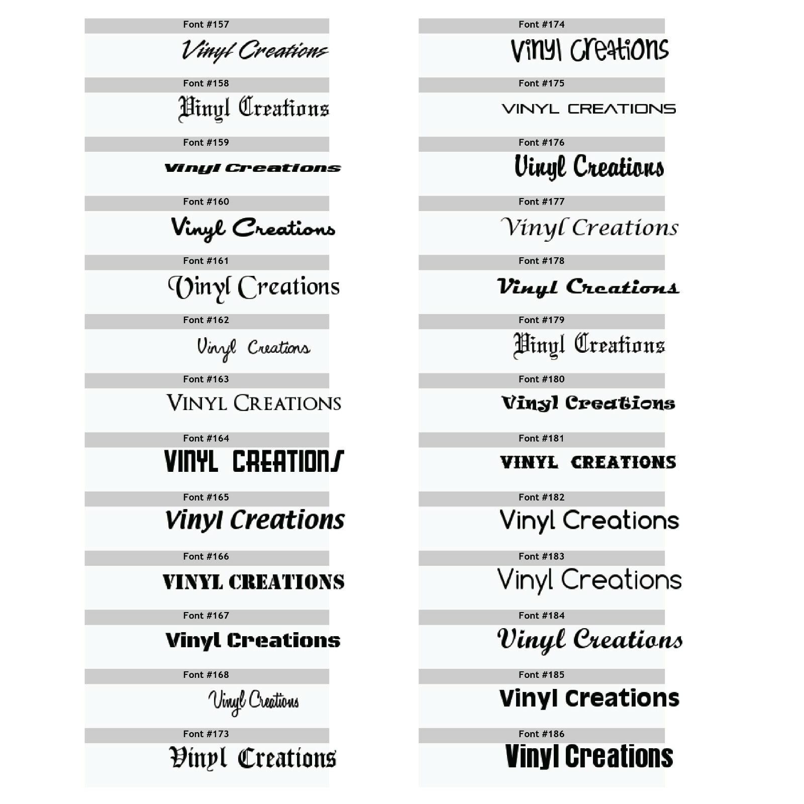 2.5″- 4″ Custom Vinyl Text Phrase/Lettering Decal window Car Mailbox Craft