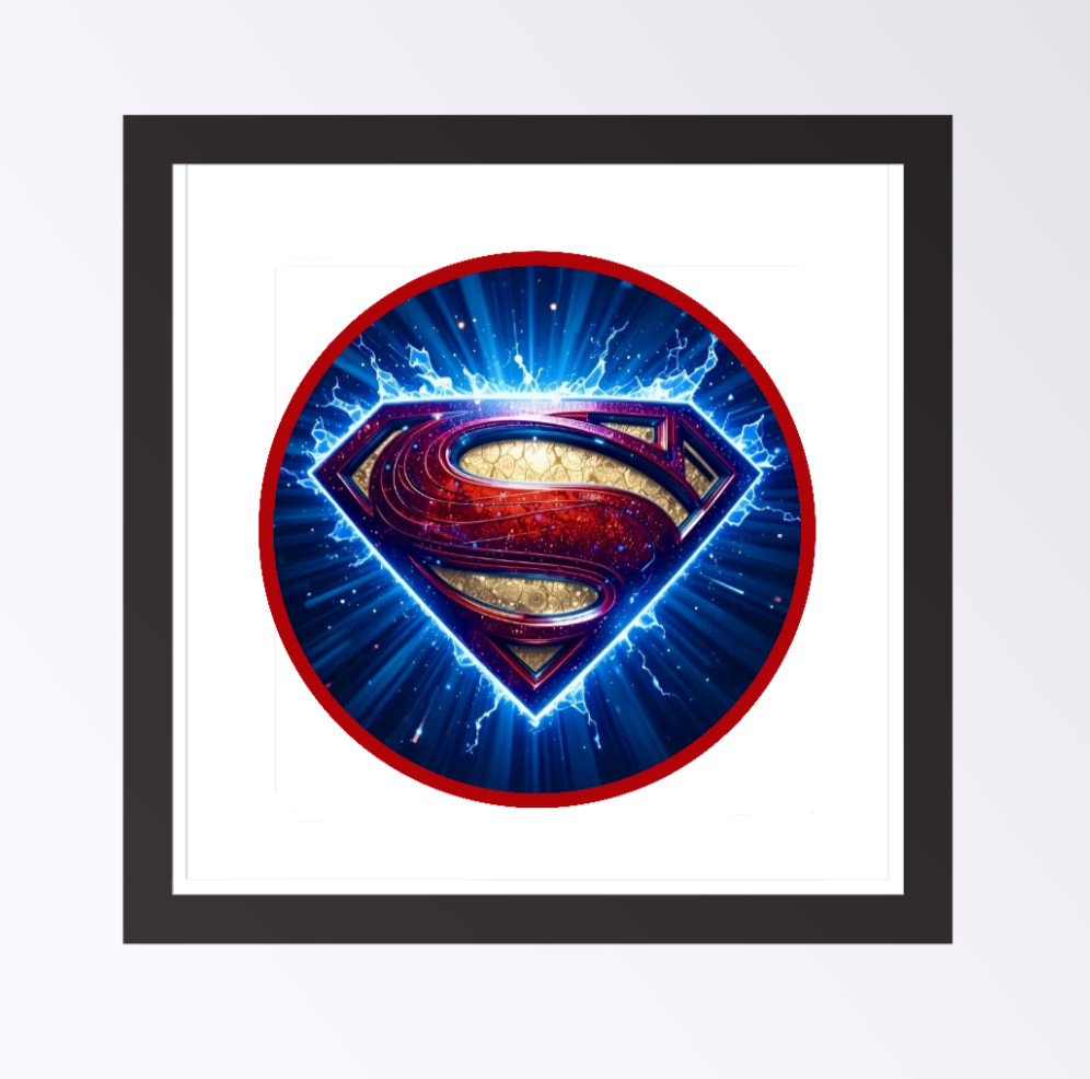 Superman (Lightning Logo) 4″ Vinyl Decal Handmade Vehicle Cooler Laptop Decor 26
