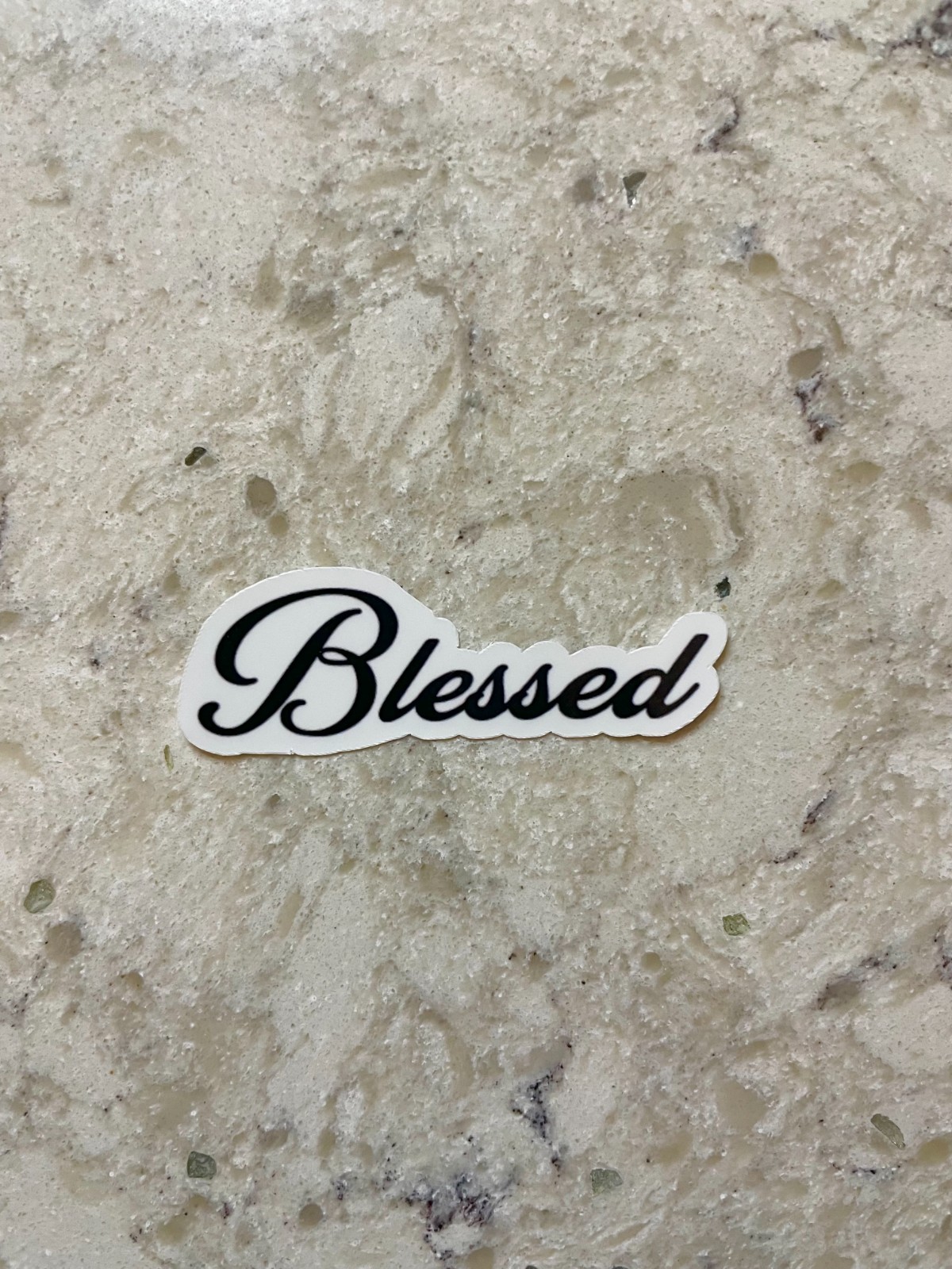 Blessed Sticker l Gloss or Holographic Laminate l Waterproof Decal