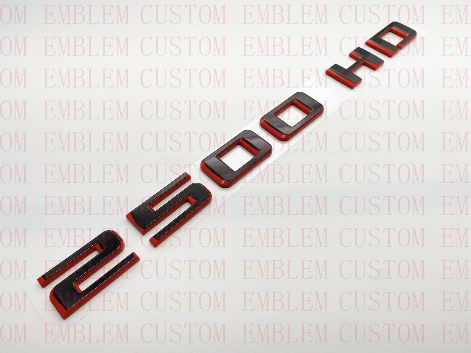 2pc 2500HD Door Emblem Badge Nameplate Sticker Compatible for 2019-21 Silvera…