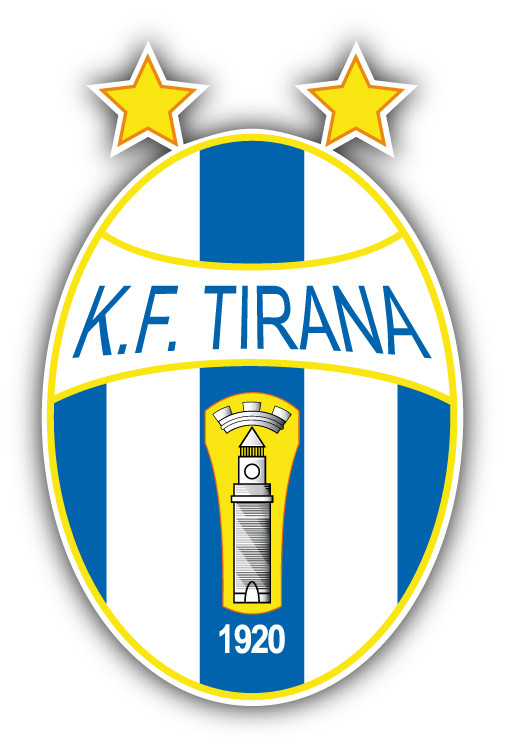 KF Tirana Albania Soccer Football Car Bumper Sticker Decal 3” x 5”