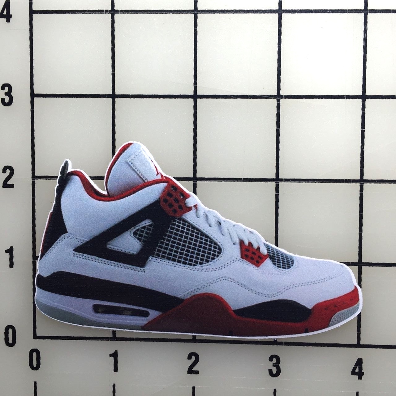 Jordan 4’s 4″ Wide Color Vinyl Decal Sticker BOGO