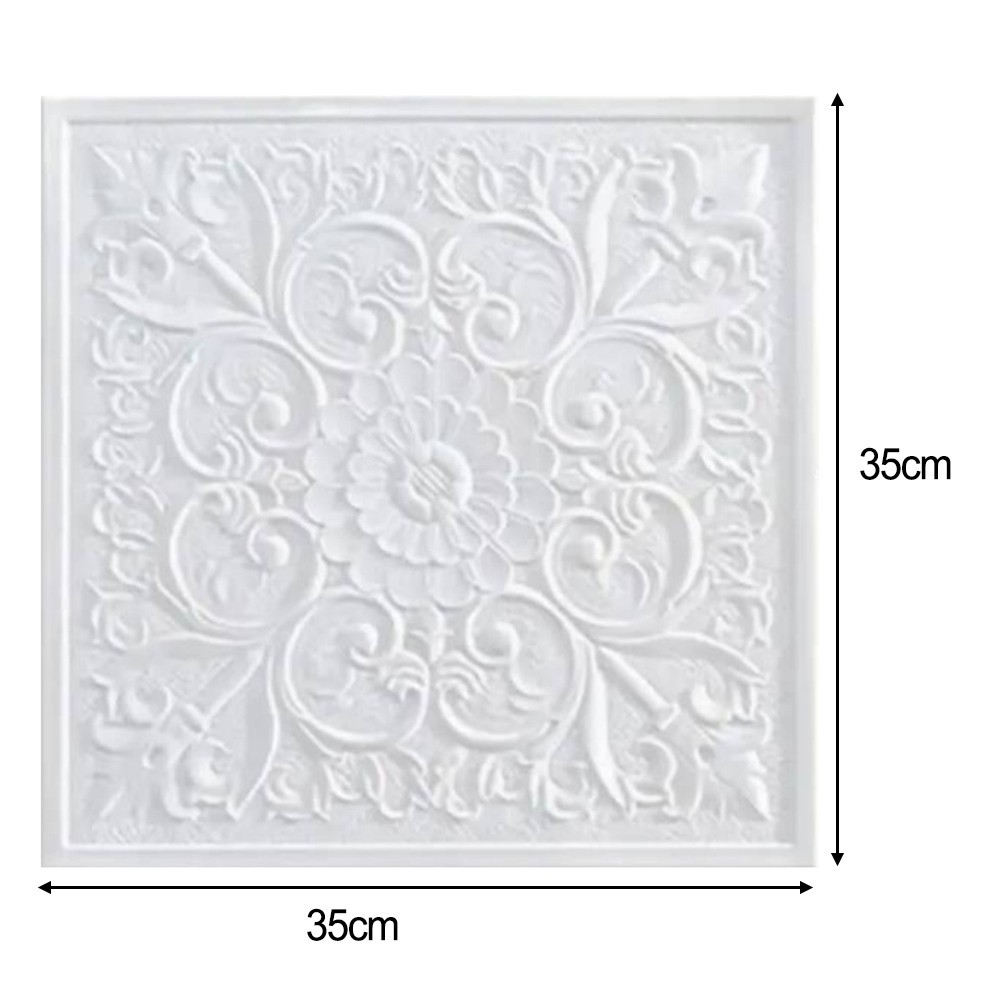 1pc 3D Tile Brick Wall Sticker Self-adhesive Foam Panel Waterproof Stickers
