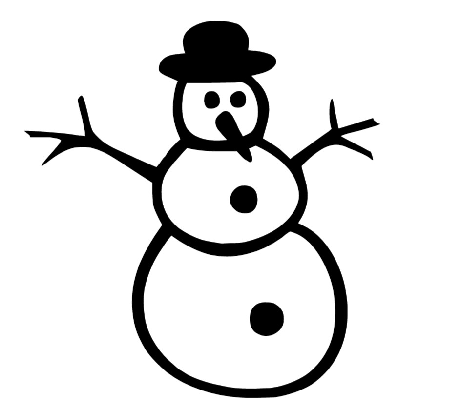 SNOWMAN Sticker Christmas Xmas Vinyl Decal Window Wall Art Decor Frosty Button