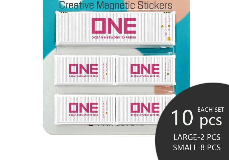 1OPCS Refrigerator magnetic sticker white board magnets shipping container decor