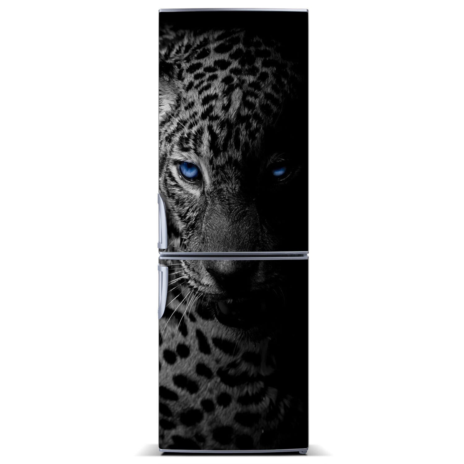 Removable Home Refrigerator Wall Sticker Magnet Decor Bedroom Animals leopard