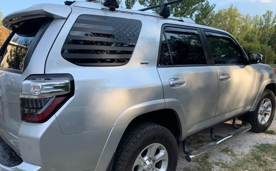 Back Side Window USA Flag Decal Stickers Fit for Toyota 4Runner 5th Gen 2010-…