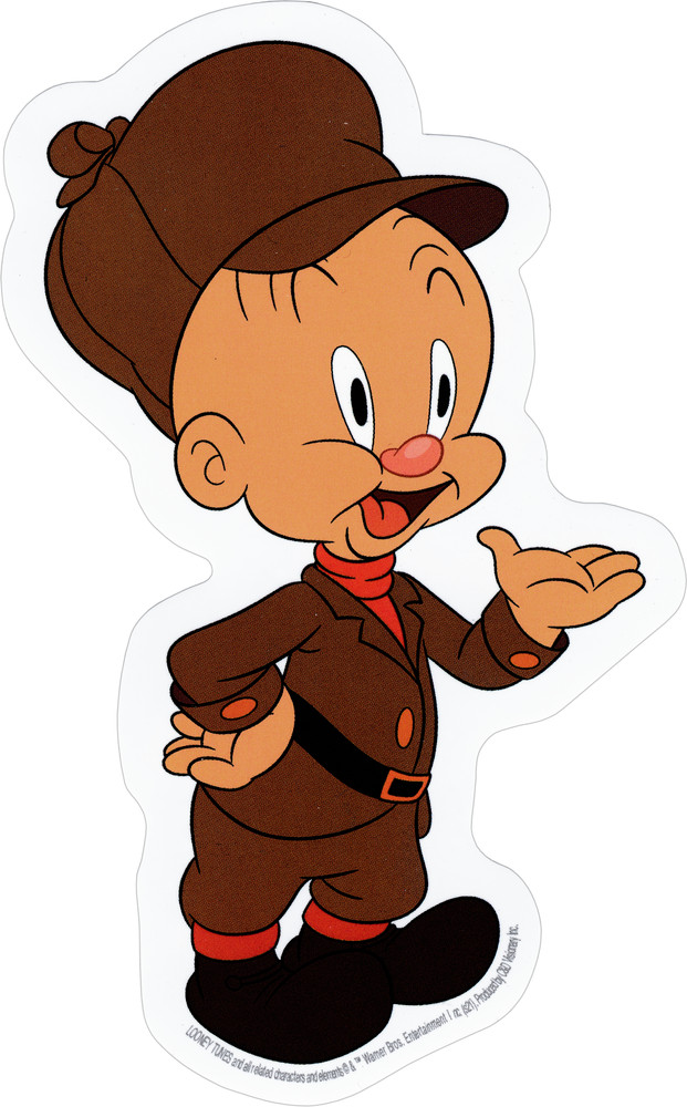 Sticker – Elmer Fudd Looney Tunes Die Cut 60’s cartoons Television & TV Stars