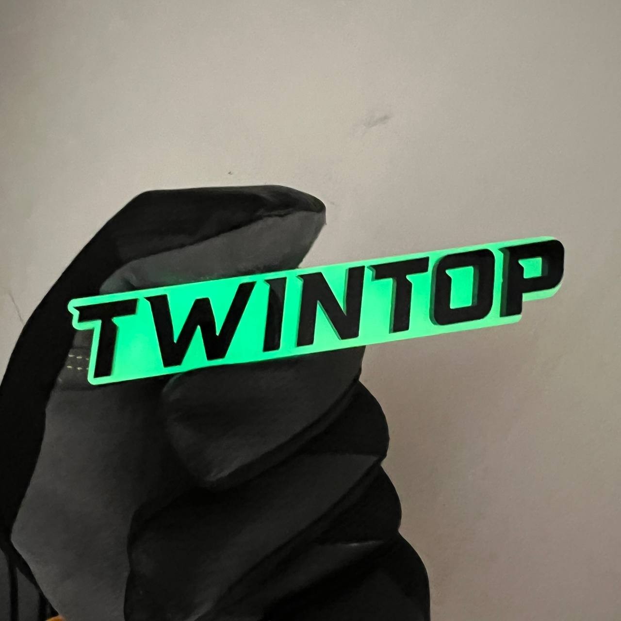 Custom GLOW IN DARK Laser Cut Acrylic Emblem Car Badge Customized Text Names
