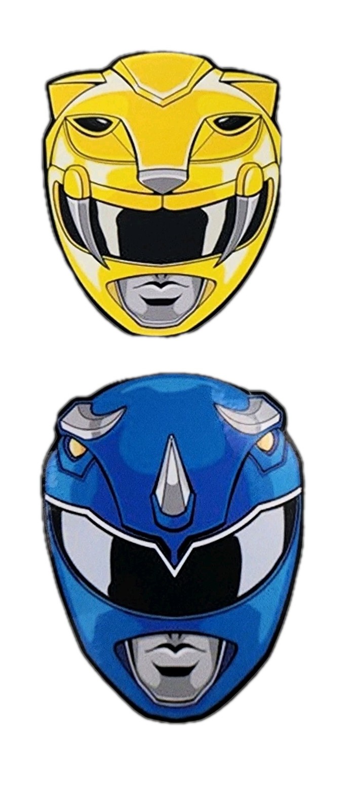 6 Pack Power Ranger Inspired Waterproof Car Decal Wall Vinyl Sticker Cartoon