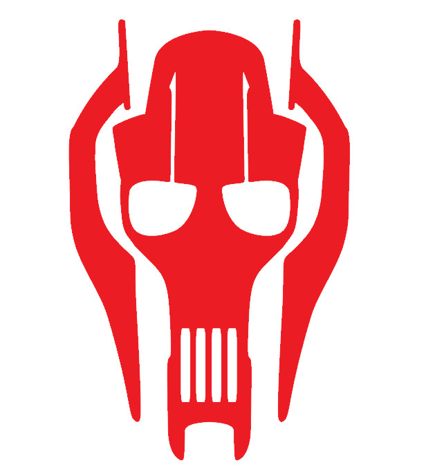 GENERAL GRIEVOUS, STAR WARS, Decal Stickers for Cars, Laptops, Tablets