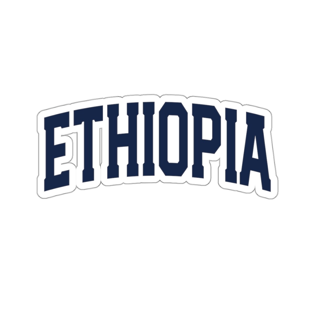Ethiopia Sticker Kiss Cut Gifts Decal Label Laptop Luggage Decor