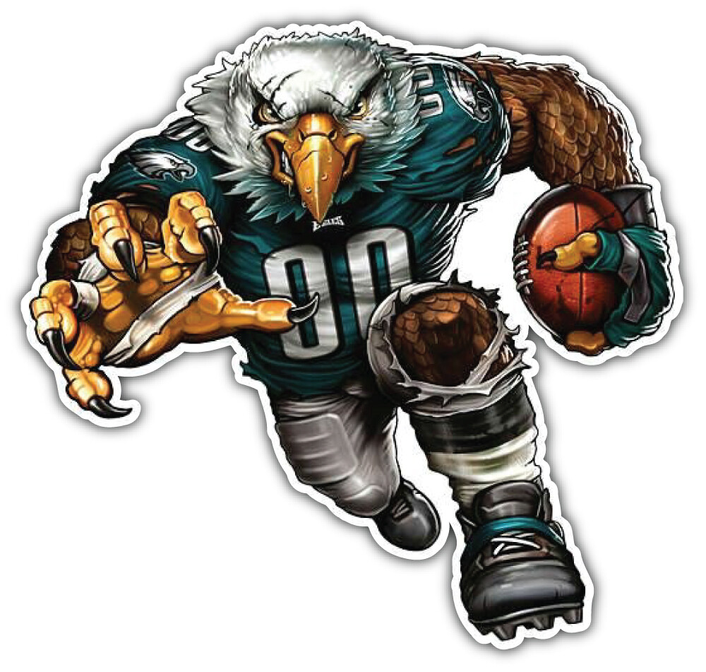 Philadelphia Eagles NFL Football Logo Sport Car Bumper Sticker Decal “SIZES”