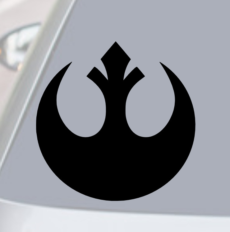 STAR WARS REBEL ALLIANCE VINYL DECAL STICKER CAR REAR WINDOW BUMPER LOGO SYMBOL