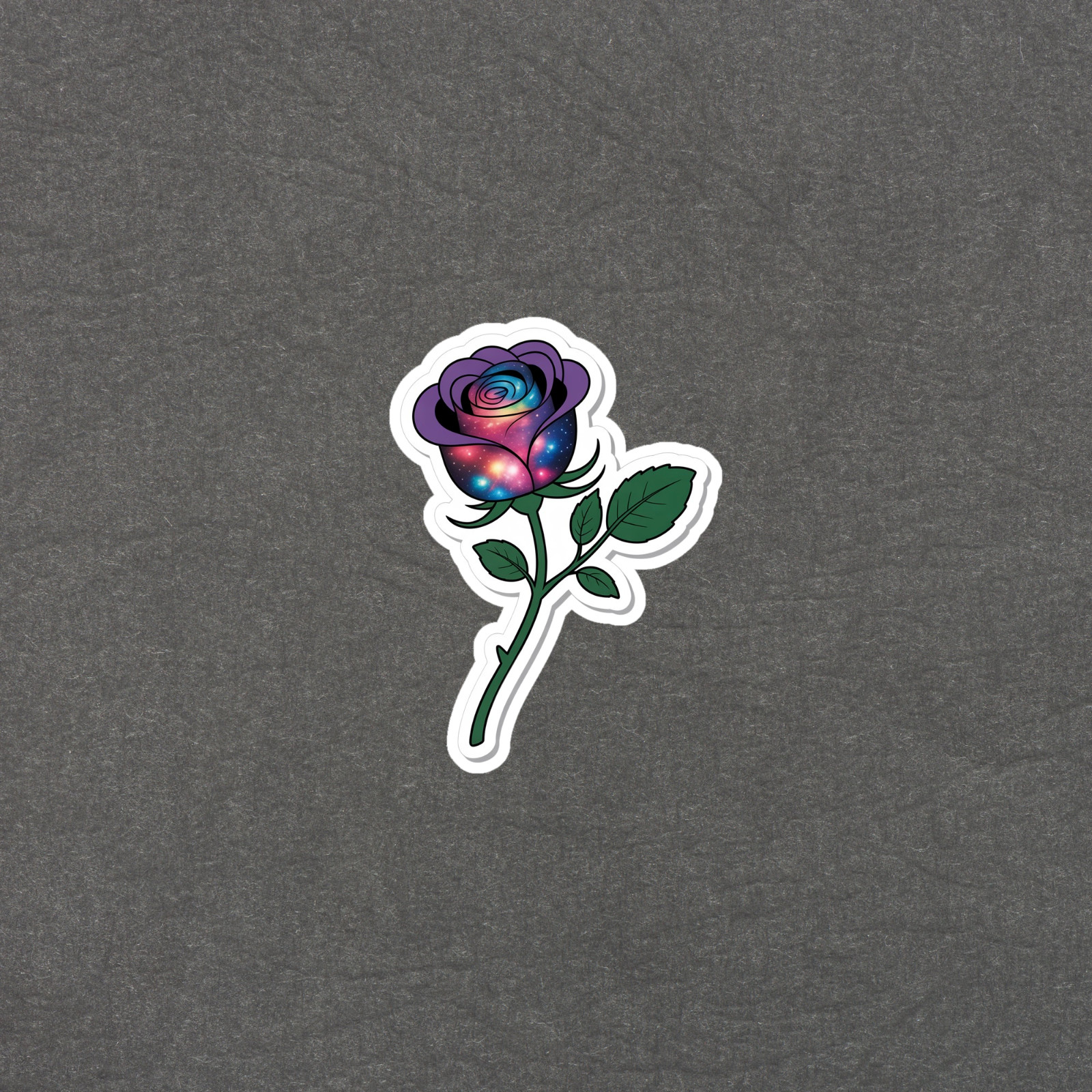 Cosmic Galaxy Rose Vinyl Sticker Decal Art Laptop Water Bottle #6683