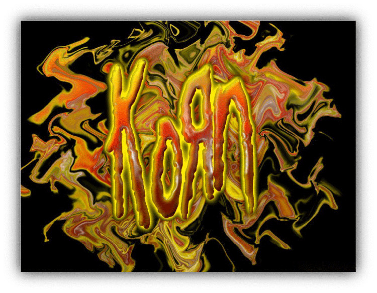 Korn Distortion Music Car Bumper Sticker Decal – 3” or 5”