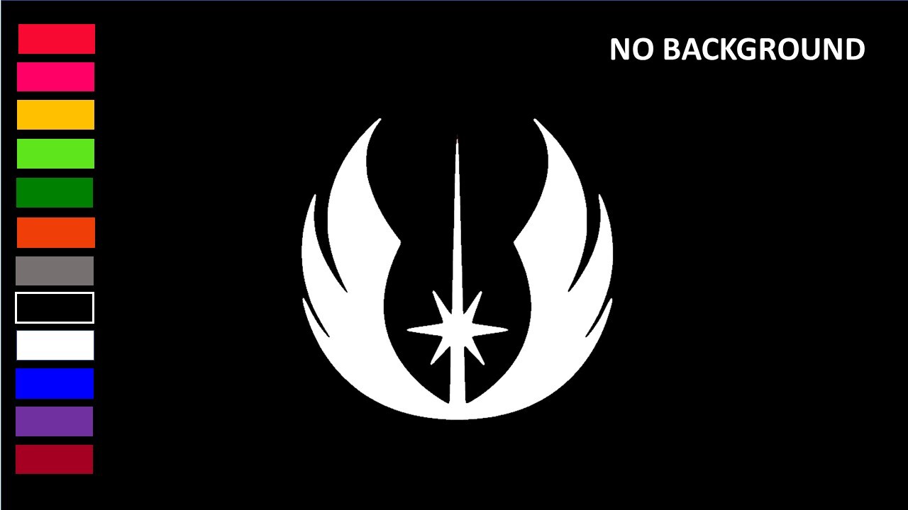 JEDI ORDER, THE FORCE, STARS WAR, Decal Stickers for Cars, Windows, Laptop