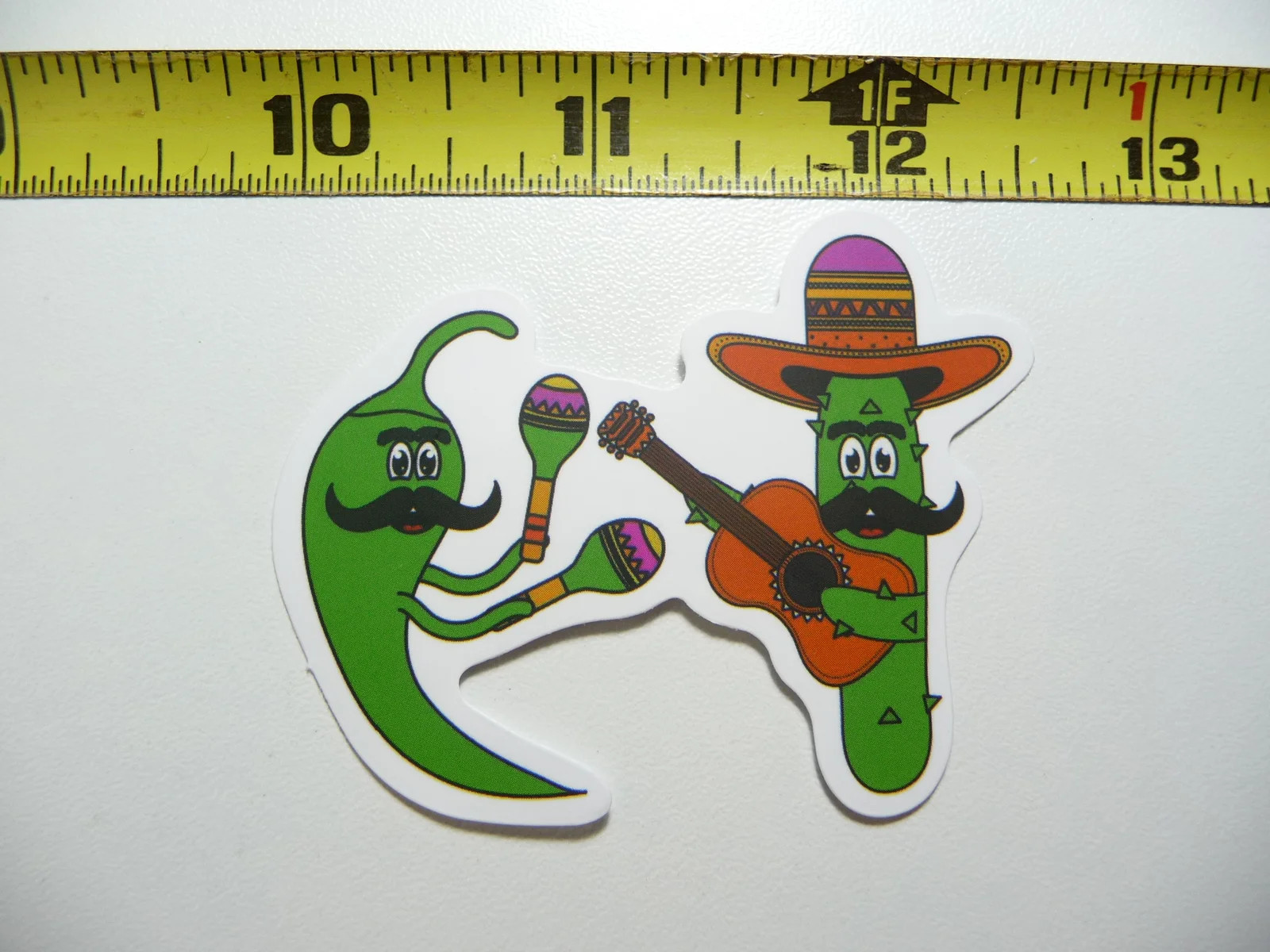 MEXICAN FOOD FIESTA PEPPER CACTUS PARTY SMALL STICKER DECAL MEXICO SOUTHWESTERN
