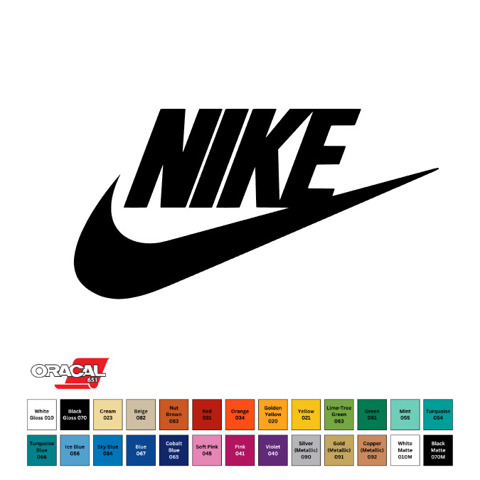 Nike Swoosh Logo Die Cut Vinyl Decal Permanent Sticker 3″ CHOOSE COLOR