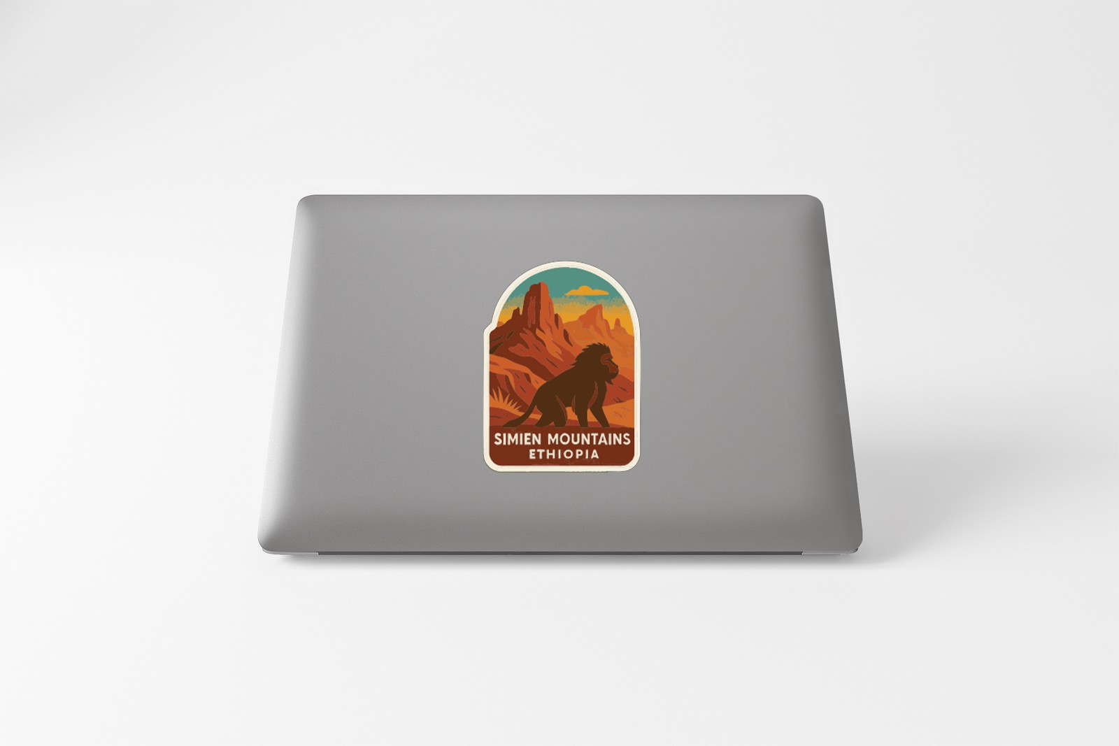 Simien Mountains Ethiopia Sticker Decal Vinyl Die-Cut Symbolic Landmark Design